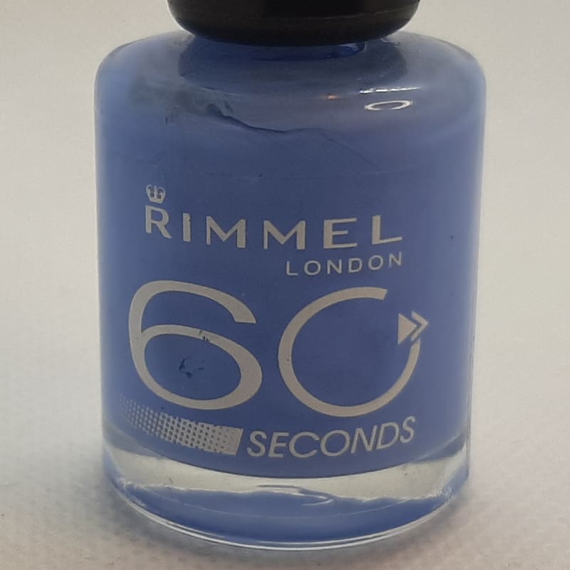 rimmel 60 seconds 503 mind the gap victoria blue periwinkle purple nail polish life